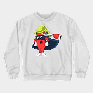 Superhero as Firefighter Crewneck Sweatshirt